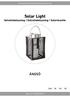 Solar Light Solcellsbelysning / Solcellebelysning / Solarleuchte