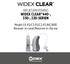 BRUKSANVISNING WIDEX CLEAR 440-, 330-, 220-SERIEN. Modell C4-FS/C3-FS/C2-FS RIC/RITE Receiver-in-canal/Receiver-in-the-ear
