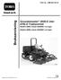 Groundsmaster 4500-D eller 4700-D Traktorenhet Modellnr Serienr och högre