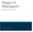 Bilagor till Miljörapport