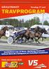 TRAVPROGRAM GÄVLETRAVET. Torsdag 27 juni