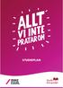 Innehåll. Inledning... sid 3. Studiecirkeln Allt vi inte pratar om... sid 4. Inför er studiecirkel... sid 5. Träff 1: Män och kärlek...