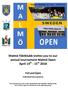 Malmö Fäktklubb invites you to our annual tournament Malmö Open April 14 th - 15 th 2018