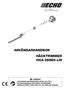 ANVÄNDARHANDBOK HÄCKTRIMMER HCA-265ES-LW