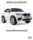 BMW X6 M-SPORT Instruktionsmanual