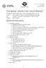 Final agenda - Student Union Council Meeting 7