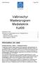 Valbroschyr Masterprogram Medieteknik Kull09