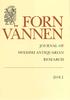 JOURNAL OF SWEDISH ANTIQUARIAN RESEARCH