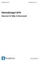Nämndbudget 2019 Nämnden för Miljö & Hälsoskydd